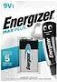 Battery "Energizer Max Plus 9 V" 1 pcs
