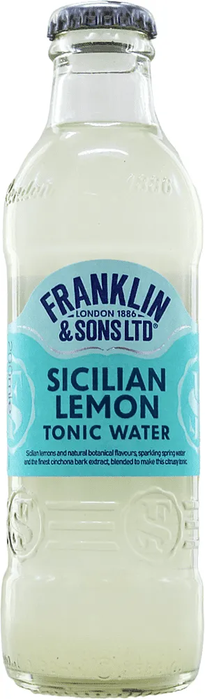 Non-alcoholic lemon flavored drink "Franklin & Sons Sicilian Lemon Tonic" 200ml
