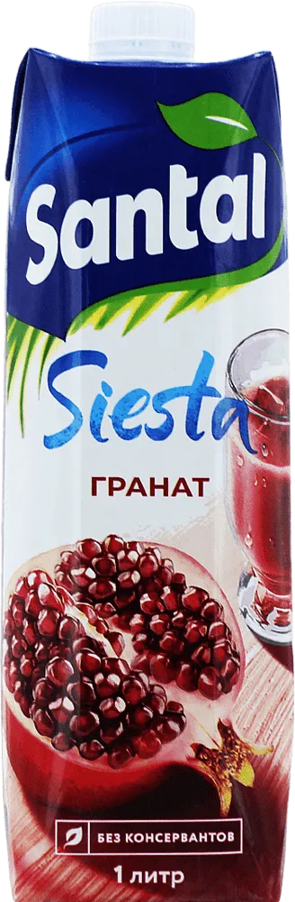 Сок гранатовый ''Santal'' 1л 
