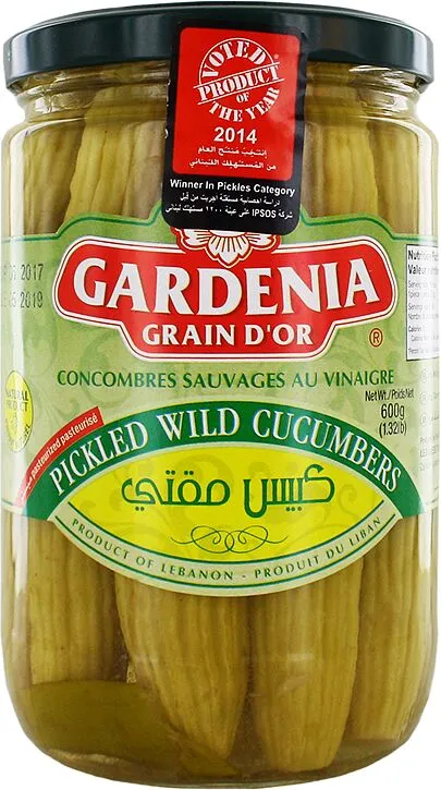 Pickled wild cucumber "Gardenia Grain D'Or" 600g