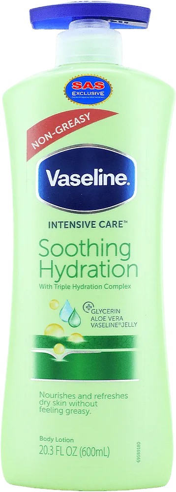 Body lotion "Vaseline Soothing Hydration" 600ml
