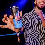 Energy carbonated drink with fruit flavor "Burn" 0.25l