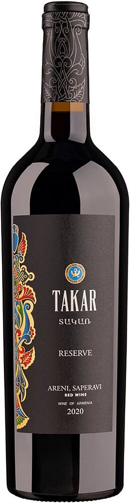 Red wine "Takar Reserve Areni Saperavi" 0.75l