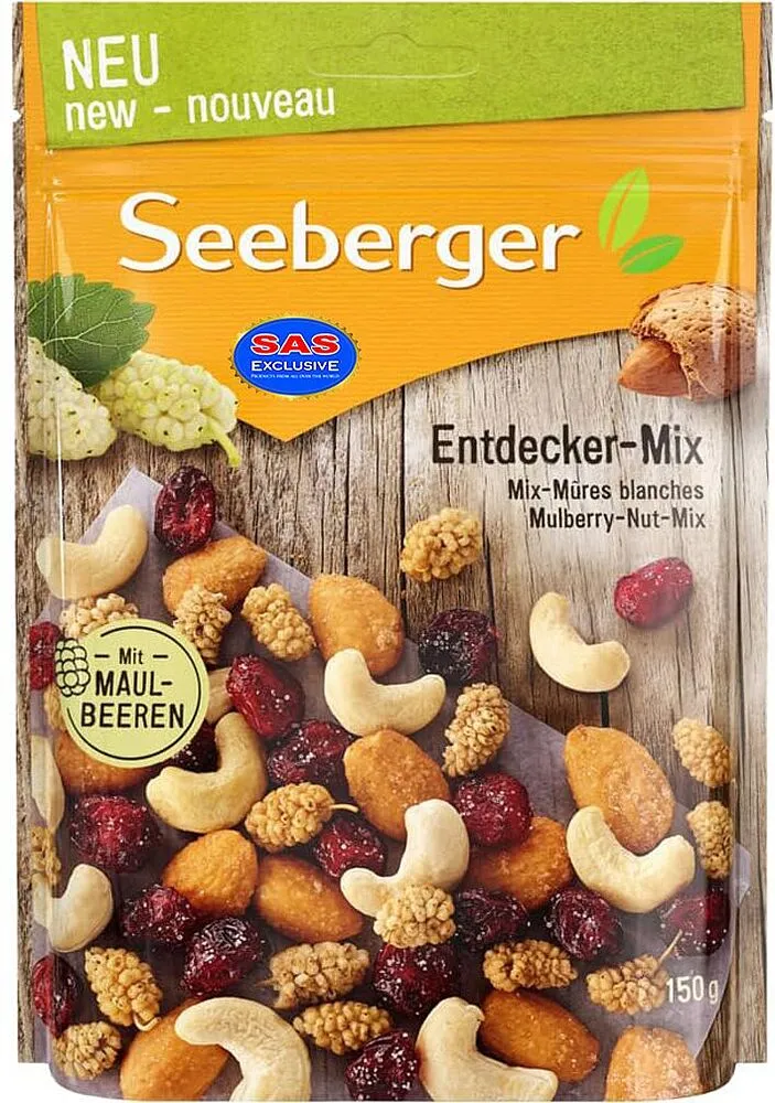 Mix of nuts, mulberries & cranberries "Seeberger" 150g
