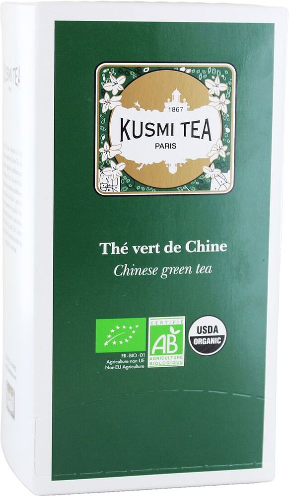 Green tea "Kusmi Chinese Organic" 25*2g
