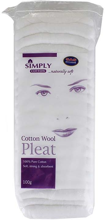 Cotton wool "Simply" 100g