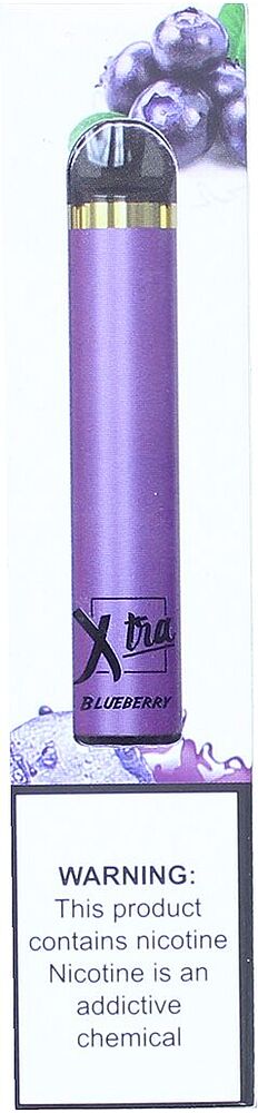 Electric pods "Xtra" 1500 puffs, Blueberry