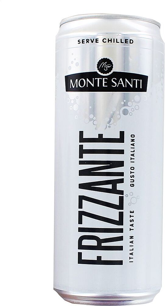 Игристое вино "Monte Santi Frizzante" 0.33л