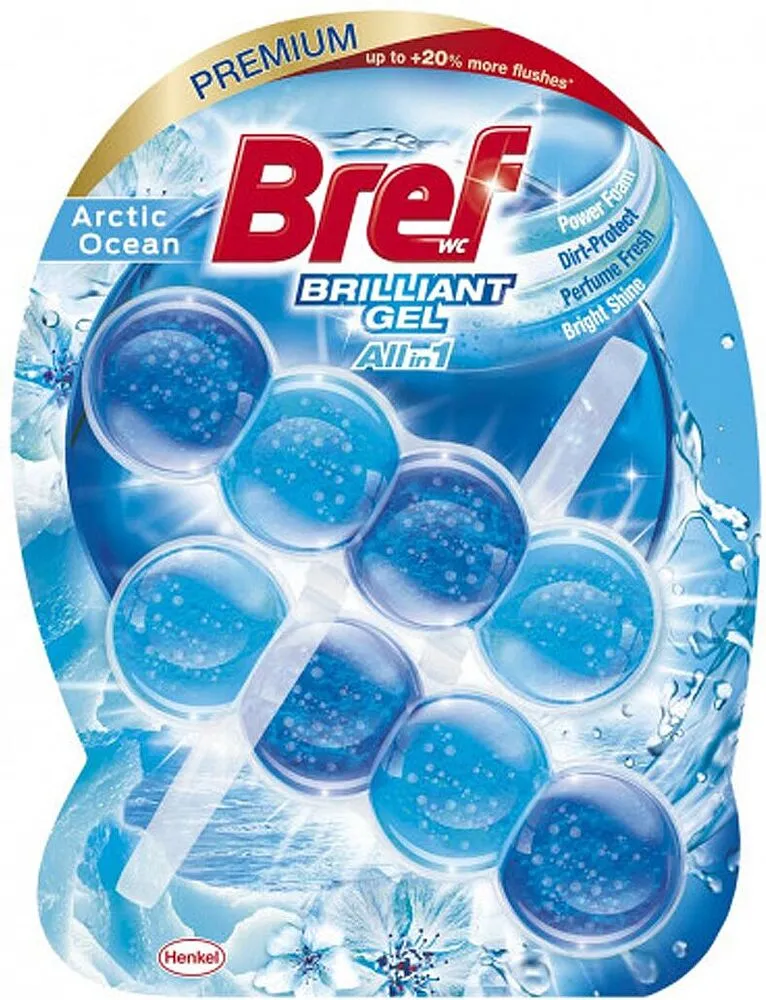 Средство чистящее для унитаза "Bref Brilliant" 2*42г
