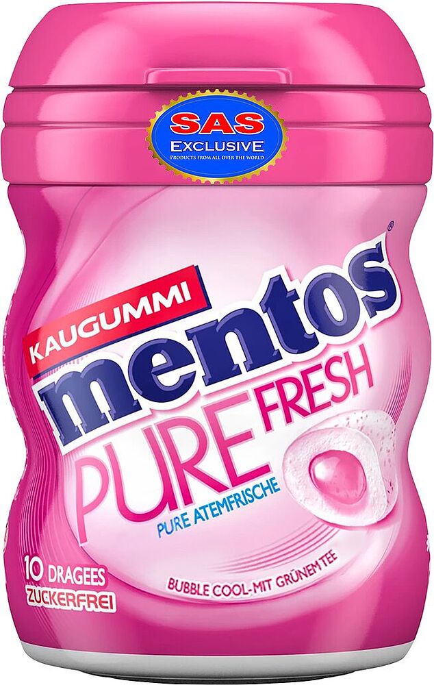Жевательная резинка "Mentos Pure Fresh" 20г Бабл
