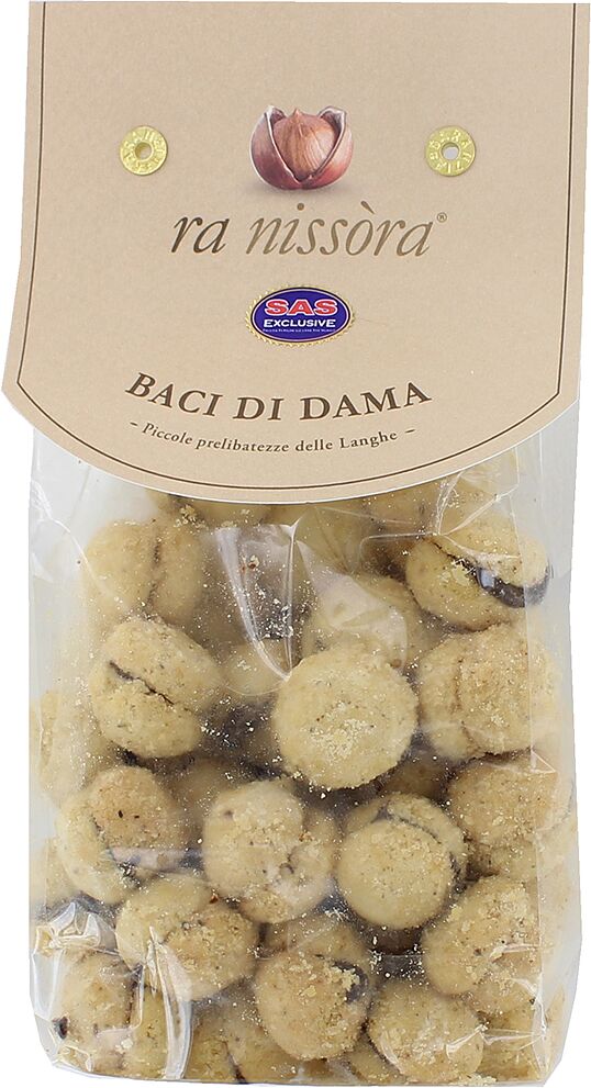 Cookies with hazelnut "Ra Nissora Baci Di Dama" 250g