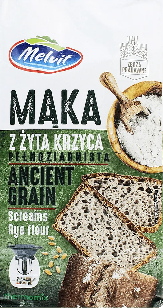 Rye flour "Melvit" 1kg
