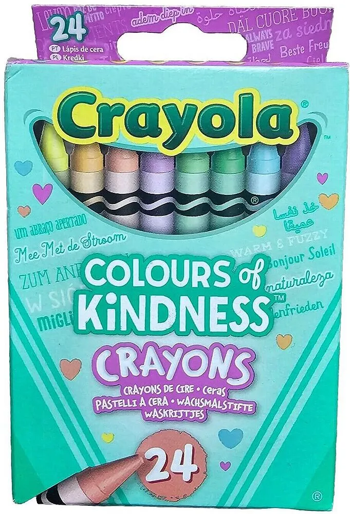 Colour wax crayons "Crayola" 24pcs
