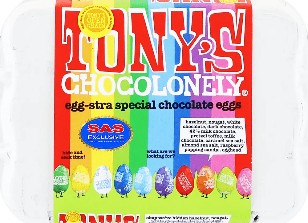 Chocolate eggs "Tony’s Chocolonely" 150g 
