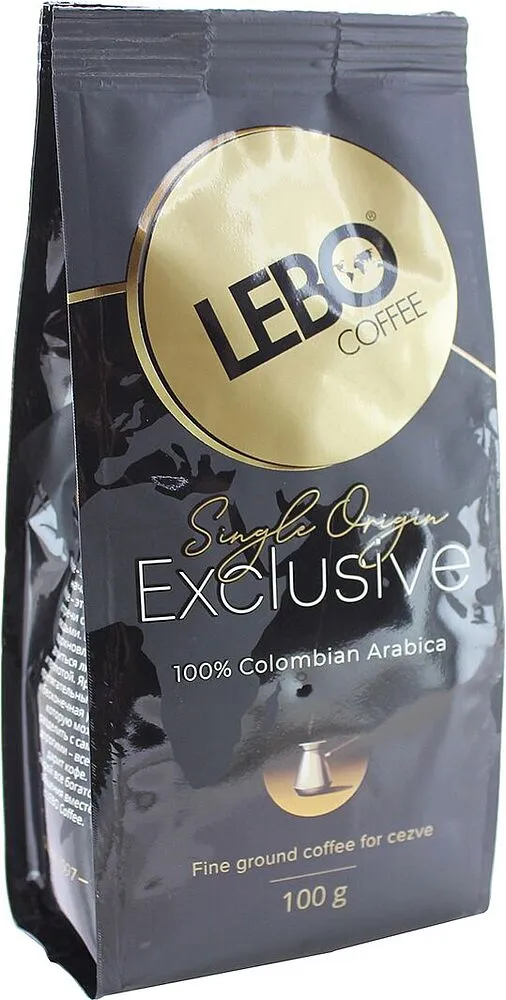 Ground coffee "Lebo Exclusive" 100g