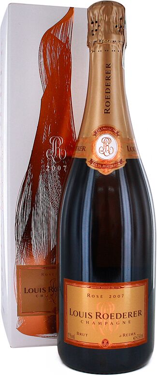 Шампанское "Louis Roederer Rose 2007" 0.75л 