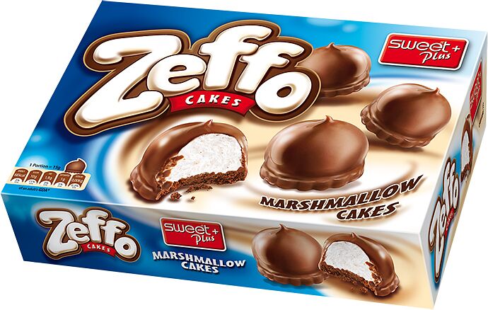 Թխվածքաբլիթ շոկոլադապատ «Sweet Plus Zeffo» 150գ