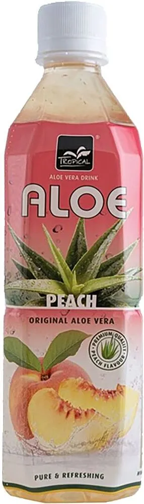Напиток "Tropical Aloe Vera" 500мл Алоэ и Персик
