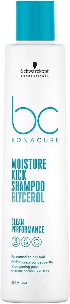 Շամպուն «Schwarzkopf BC Moisture Kick» 250մլ
