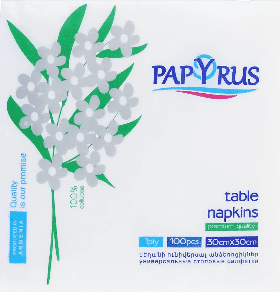 Napkins "Papyrus" 100 pcs
