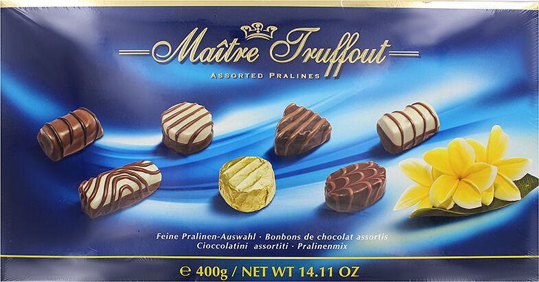 Շոկոլադե կոնֆետների հավաքածու «Maître Truffout» 400գ