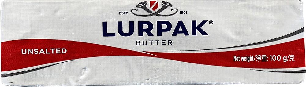 Масло сливочное "Arla Lurpak" 100г, жирность: 82% 