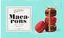 Raspberry & chocolate flavored macarons "Aculchev Raspberry Chocolate" 96g

