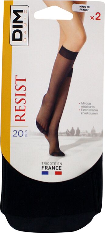 Knee-high stockings "Dim Basic Resist"