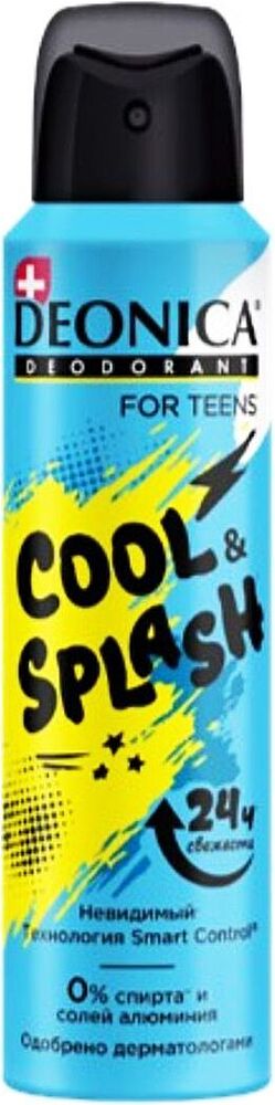 Aerosol deodorant "Deonica Cool & Splash" 150ml
