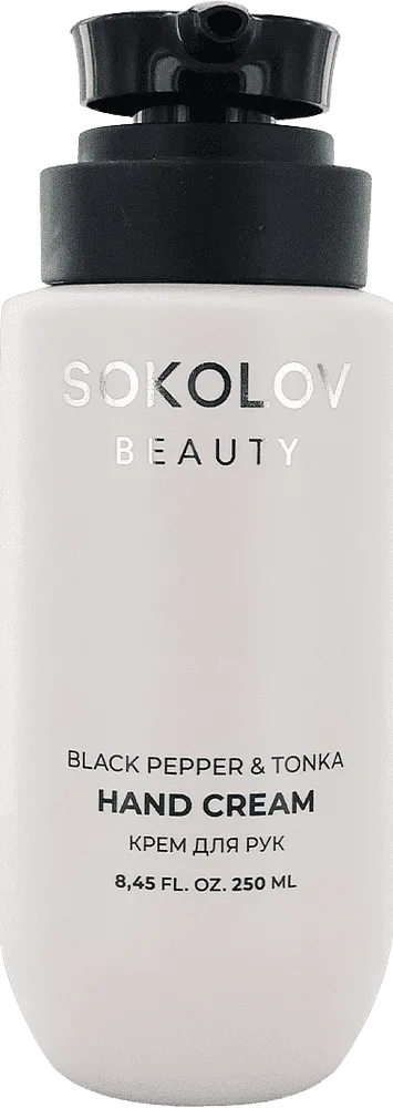Ձեռքերի կրեմ «Sokolov Beauty Black Pepper & Tonka» 250մլ
