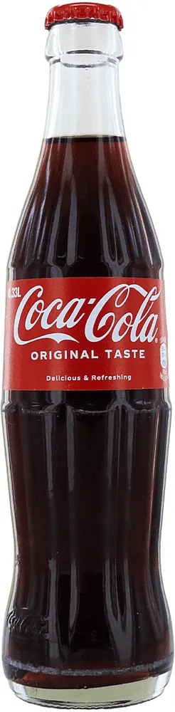 Refreshing carbonated drink "Coca Cola" 0.33l

