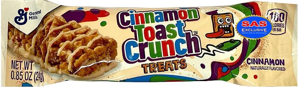 Злаковый батончик "Cinnamon Toast Crunch" 24г