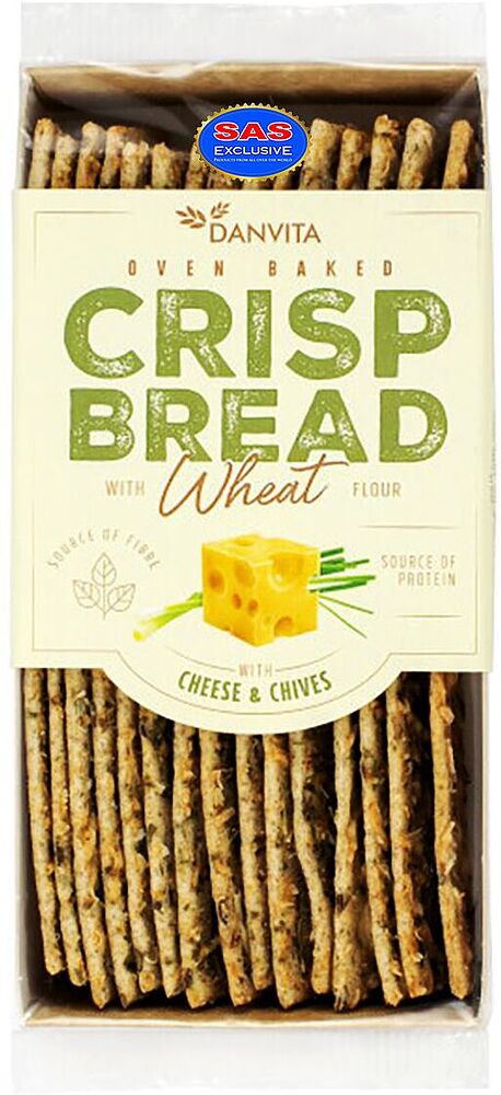 Crispbreads with chees & chives 