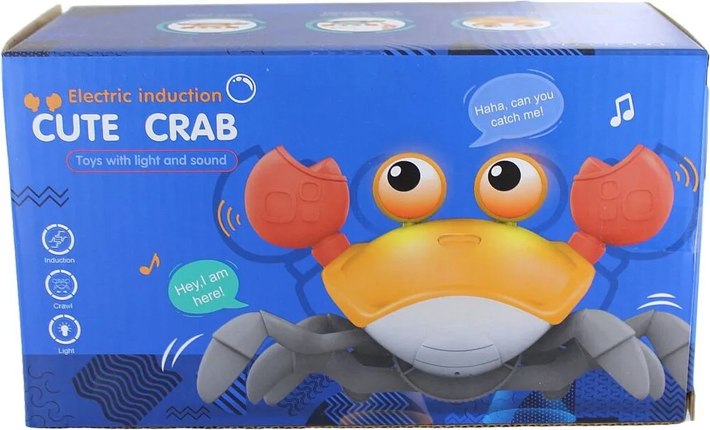 Мягкая игрушка музыкальная "Cute Crab"