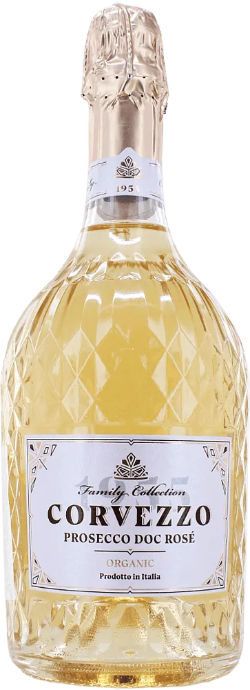 Вино игристое "Corvezzo Prosecco Doc Rose Organic" 750мл