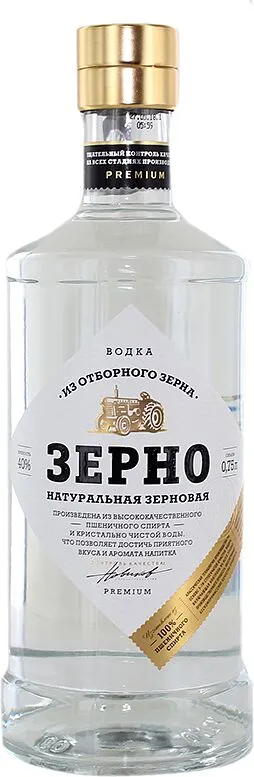 Водка "Зерно"0.75л