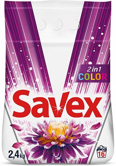 Լվացքի փոշի «Savex Royal Orchid» 2.4կգ Գունավոր