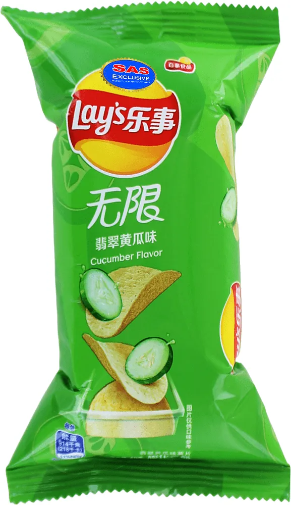 Cucumber flavored chips "Lays" 40g