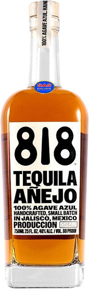 Tequila "818 Anejo" 0.75l
