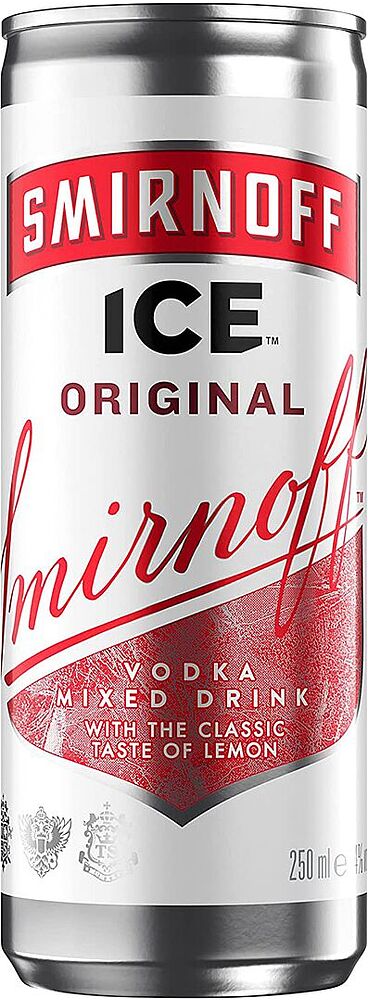 Կոկտեյլ ալկոհոլային «Smirnoff Ice Orginal» 0.25լ
