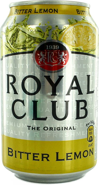 Գազավորված ըմպելիք «Royal Club Bitter Lemon» 0.33մլ