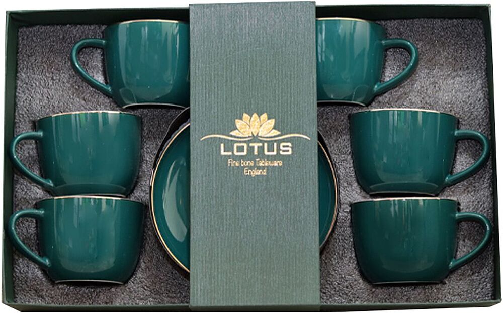 Glass "Lotus" 6 pcs
