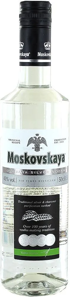 Vodka "Moskovskaya Silver" 0.5l