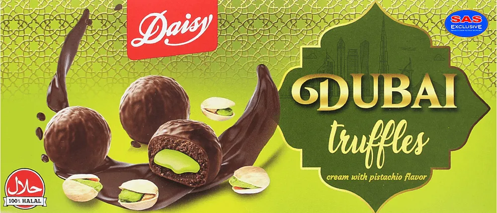 Truffle with pistachio cream "Daisy Dubai" 180g