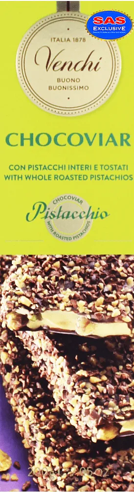 Chocolate bar with pistachios "Venchi Buono Buonissimo Chocoviar" 200g