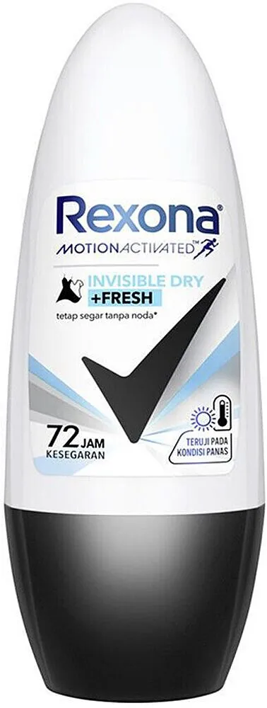 Հակաքրտինքային միջոց գնդիկով «Rexona Invisible Dry+Fresh» 45մլ

