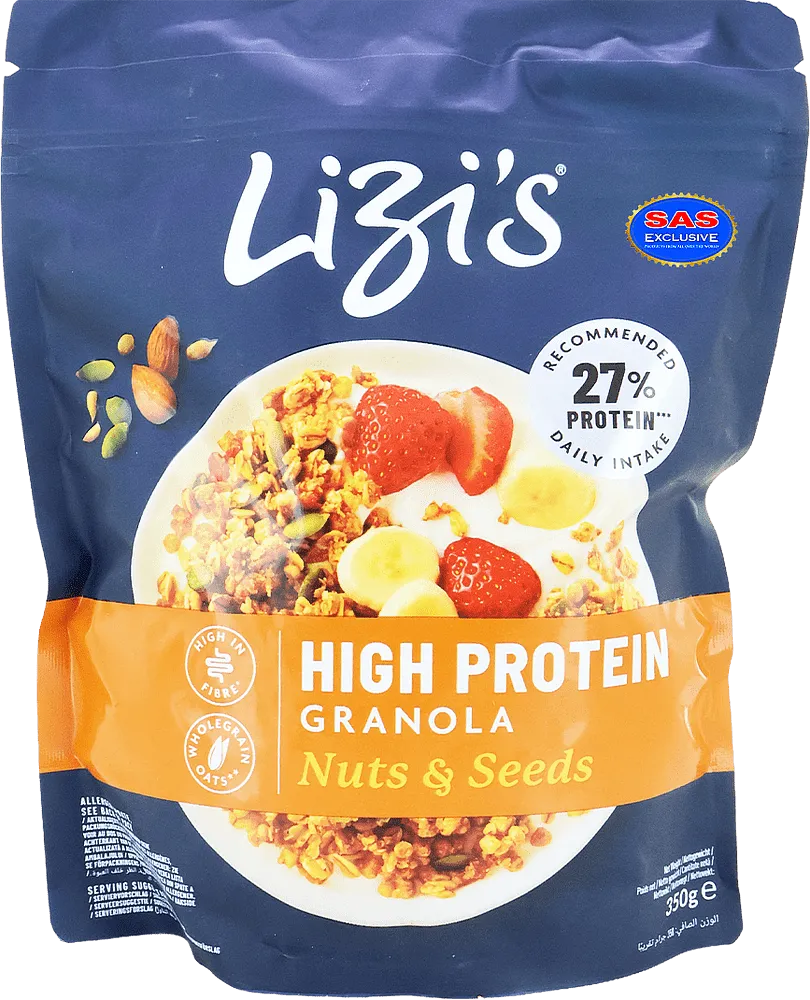 Granola "Lizis Granola High Protein Nuts & Seeds" 350g