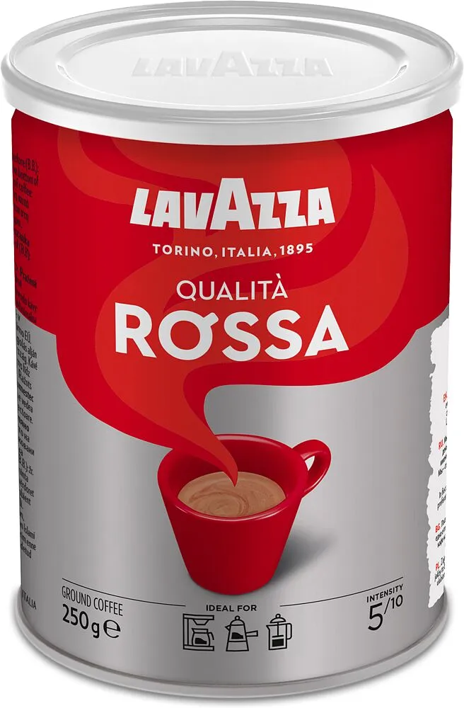 Ground coffee espresso "Lavazza Qualità Rossa" 250g