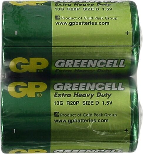 Батарейки "GP Greencell" 2шт