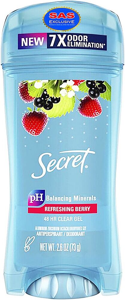 Antiperspirant-gel "Secret Refreshing Berry" 73g